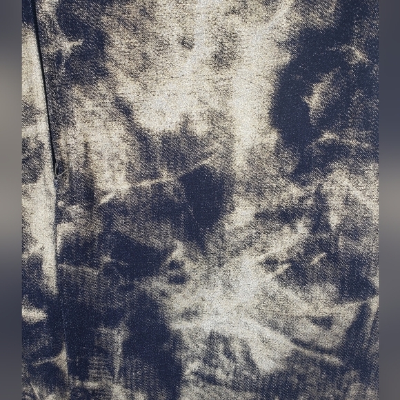 NWT Rave 4 Real Blue and Metallic Gold Y2K  Skirt Sz M - Picture 4 of 9